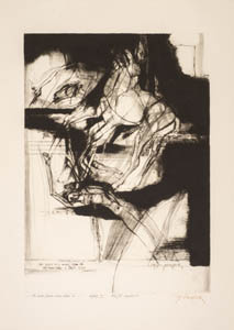 I know the light arrived II_1997_etching_54x39